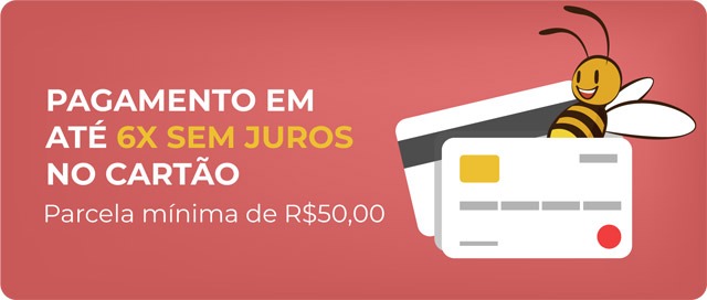 Pagamento em até 6 vezes sem juros